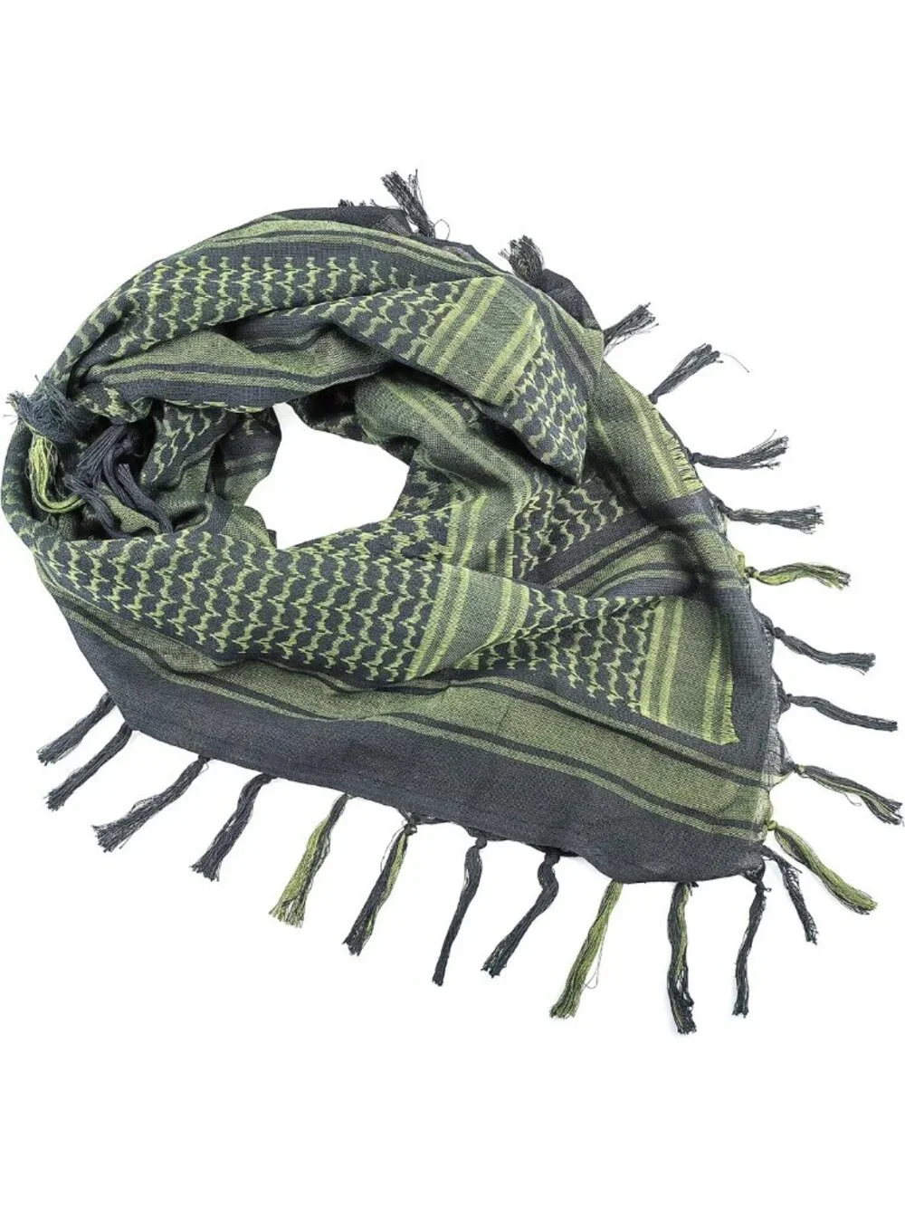 Tactical Desert Scarf - 100% Cotton Shemagh Keffiyeh Wrap for Men & Women